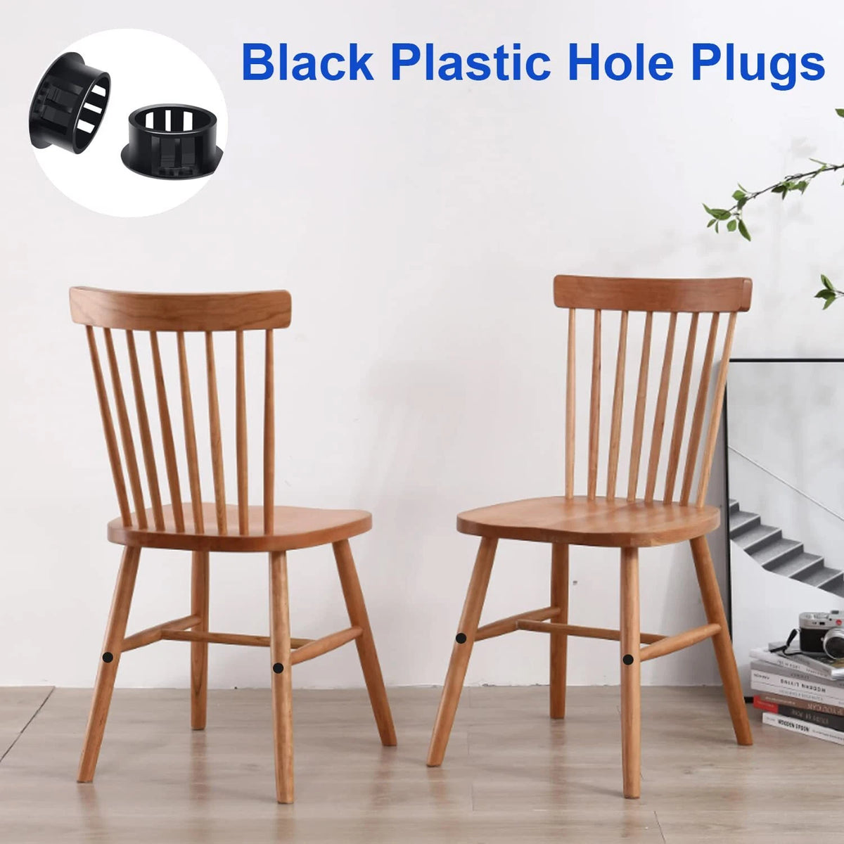 135 Pcs Round End Caps Hole Plugs for Various Applications (Universal)