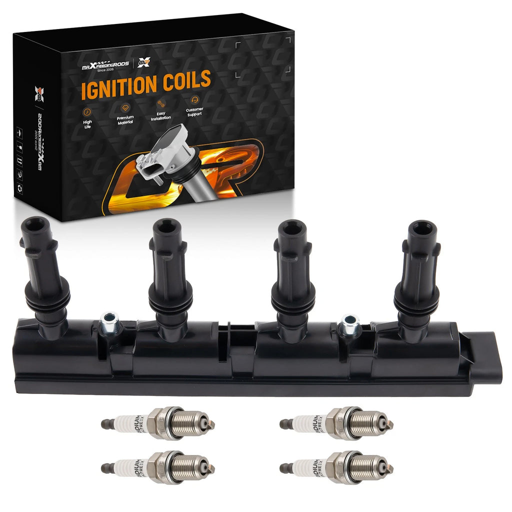 Ignition Coil & 4 Spark Plugs for Buick Encore (2013–2020) UF669 XP3922