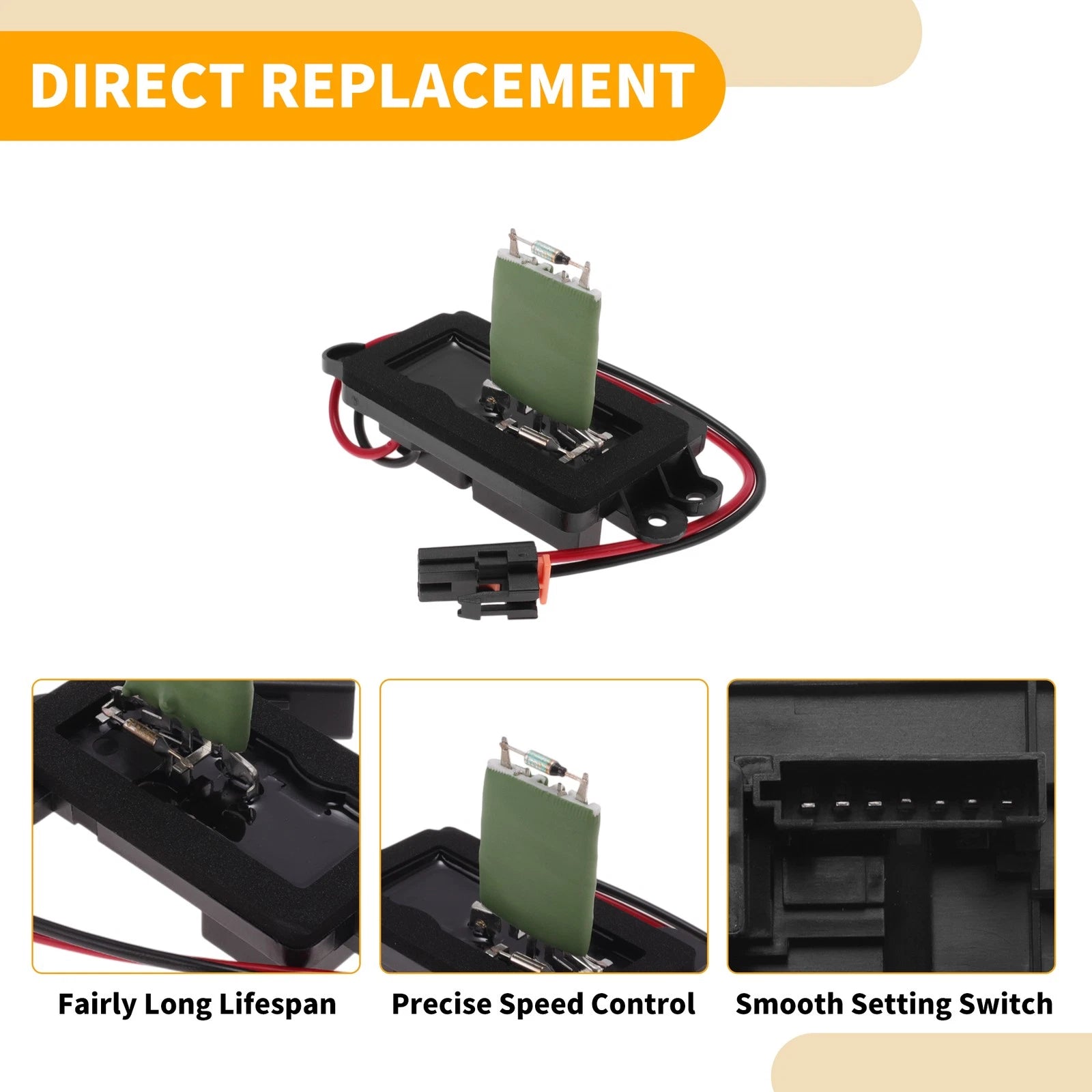 HVAC Blower Motor Resistor for Chevrolet Trailblazer (2002–2009)