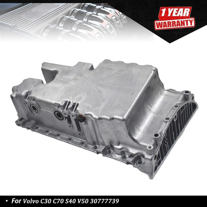 Engine Oil Pan for Volvo C30 C70 S40 V50 (2004–2011) 30777739 30777912