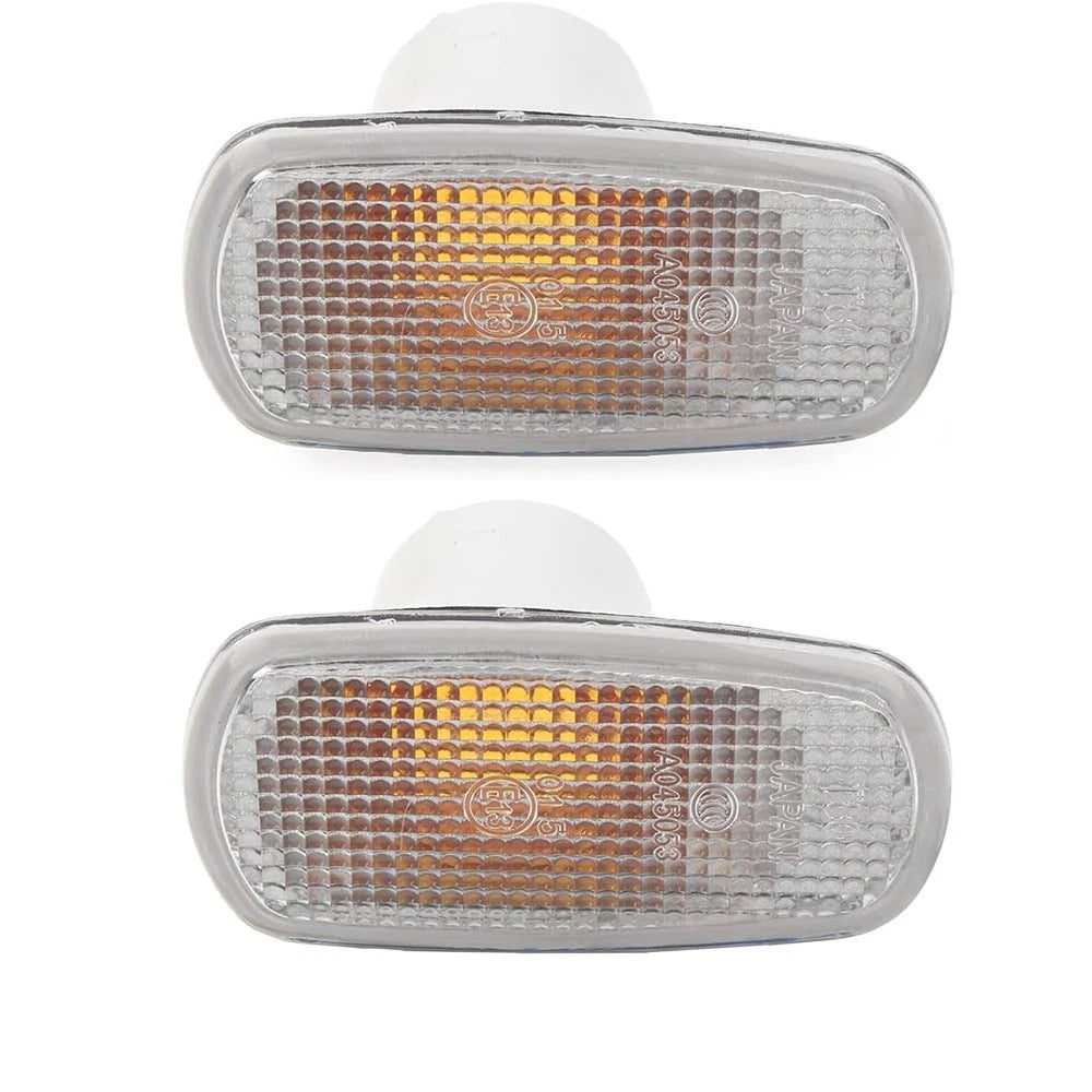 2X Clear Fender Side Marker Indicator Lights for Toyota RAV4 (2001–2004), Prius (2004–2009)