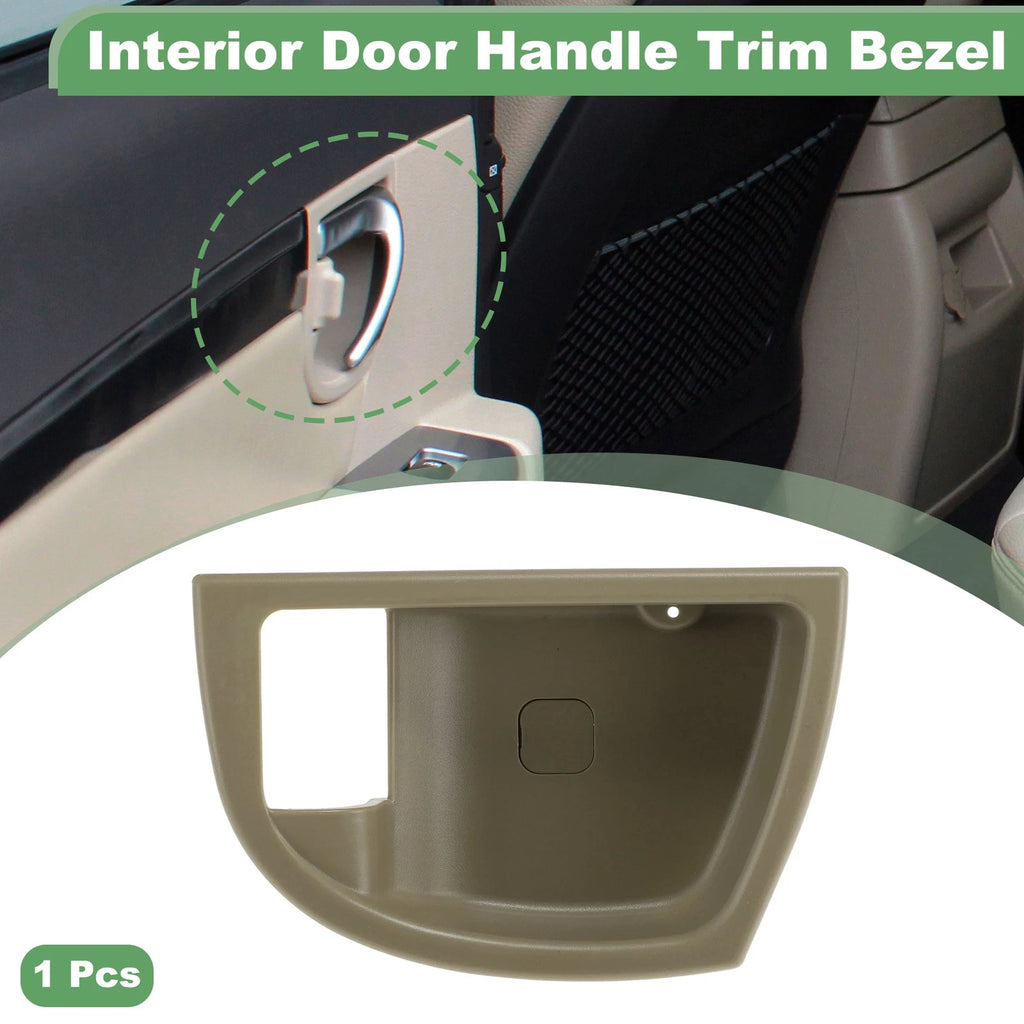 Rear Left Interior Door Handle Trim Bezel for Hyundai Santa Fe (2007–2012) Beige