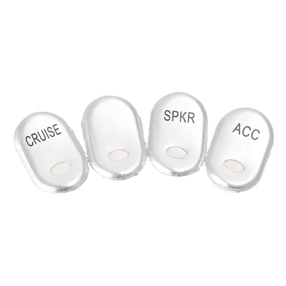 Chrome Brushed Panel Switch Cover Cap for Harley Touring FLHT FLTR (1996–2013)