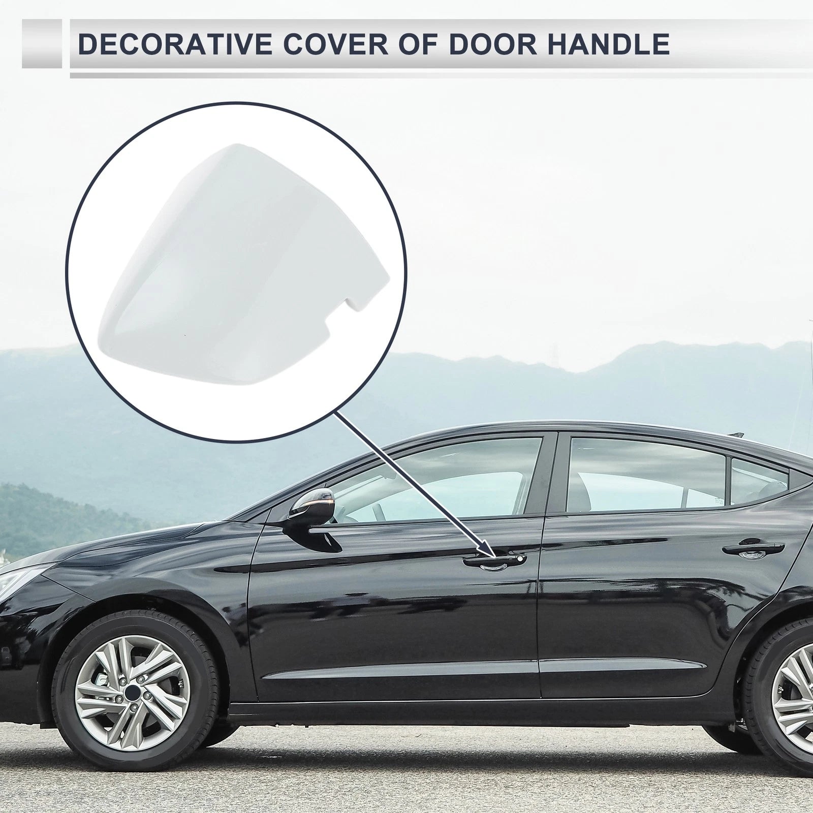 Front Right Door Handle Lock Cylinder Cover Replacement for Volkswagen Sagitta (2019–2021)