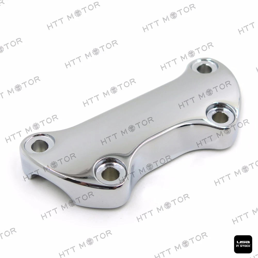 Handlebar Clamp Riser for Harley XL FX FXR Dyna Softail (1974–2006) Chrome