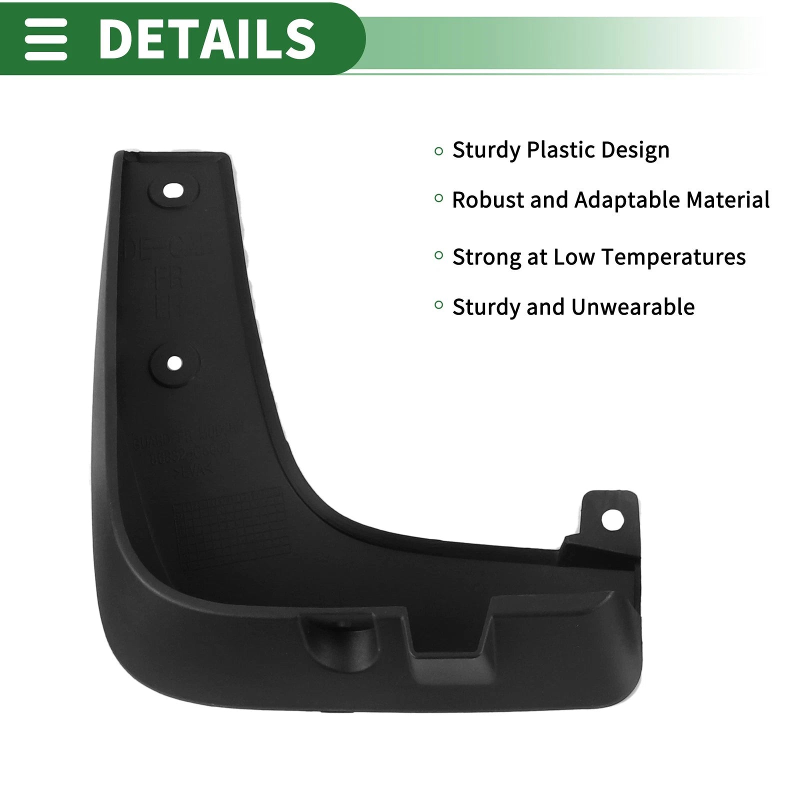 Mud Flaps Splash Guards for Kia Niro (2016–2021) W/ Mount Accessories