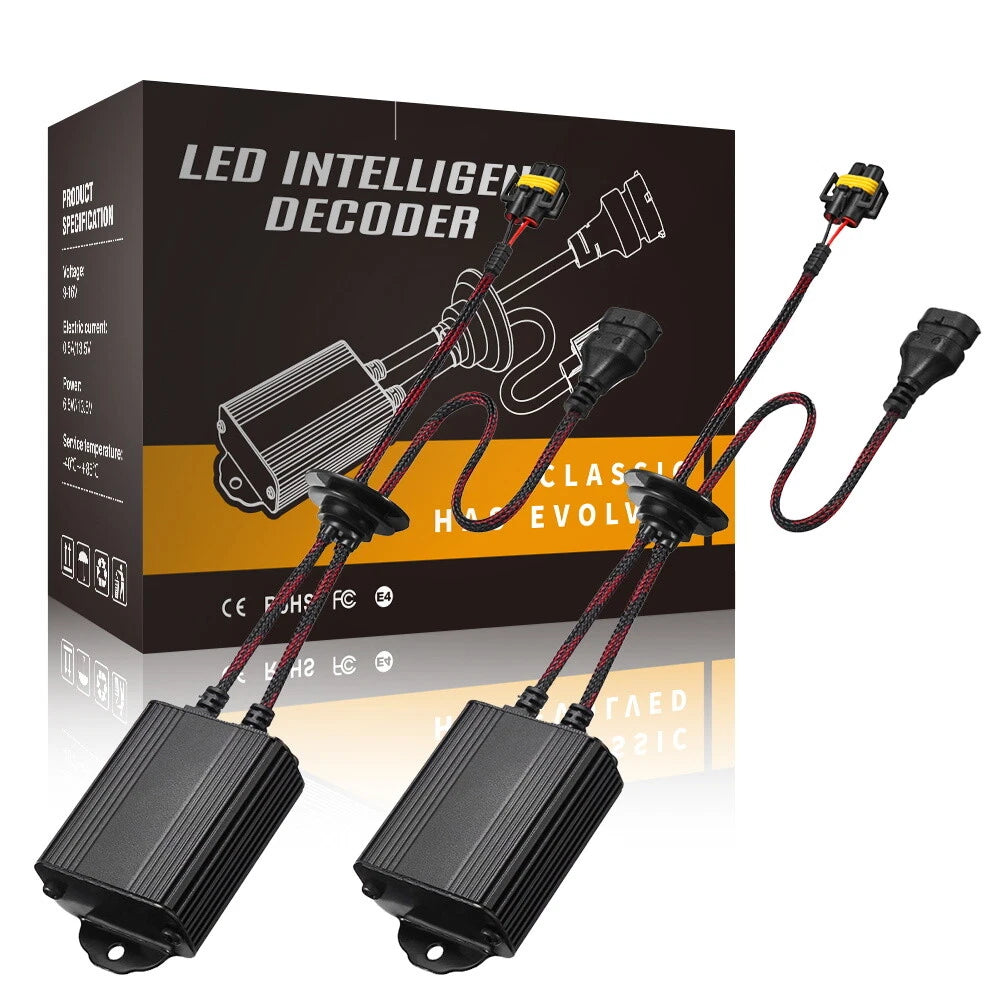 H11 H8 LED Headlight Canbus Error Free Resistor Canceller for