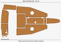 EVA Foam Faux Teak Deck Floor for Crownline 190 LS (2006)