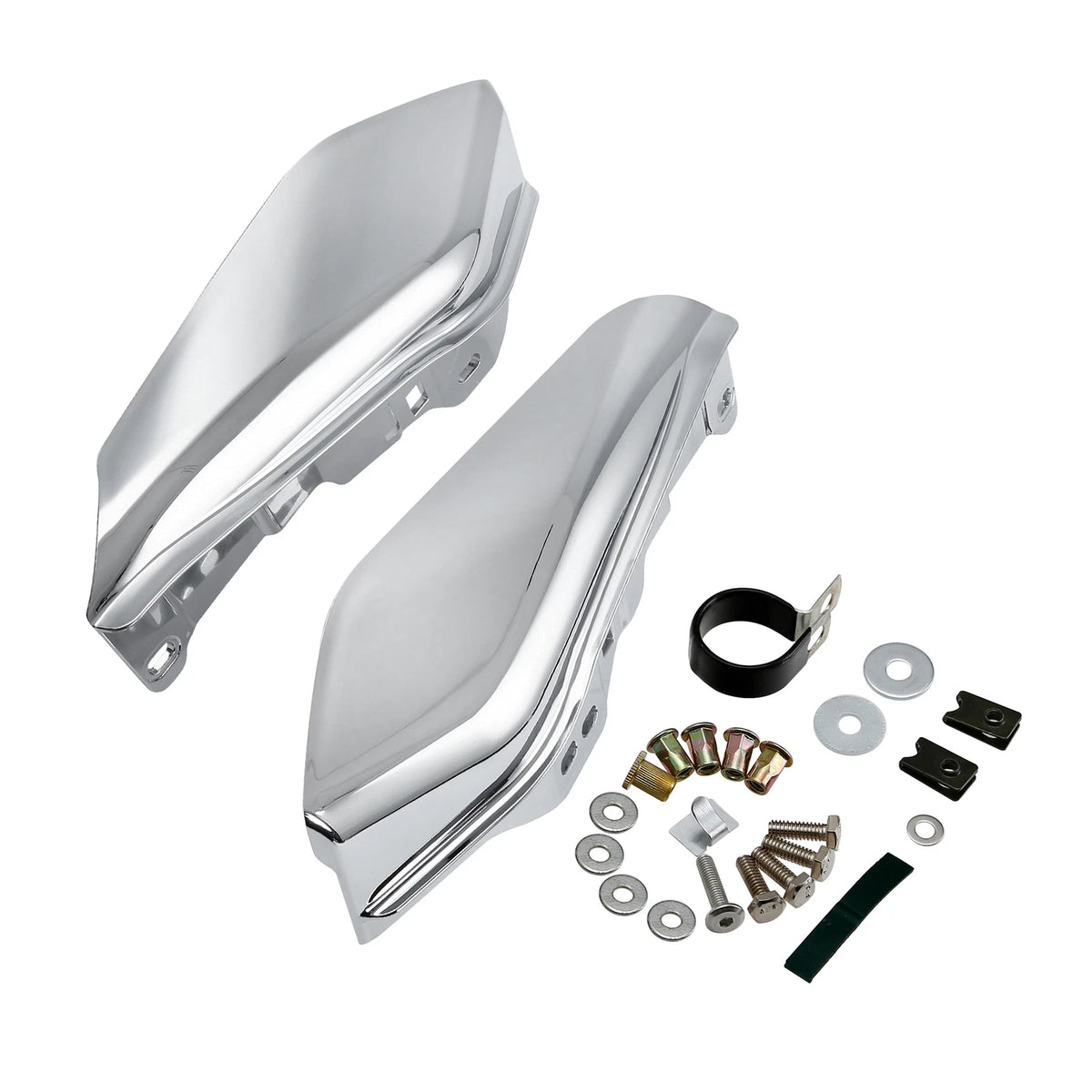 Mid-Frame Air Deflectors for Harley CVO Street Road Glide (2023–2025) Chrome