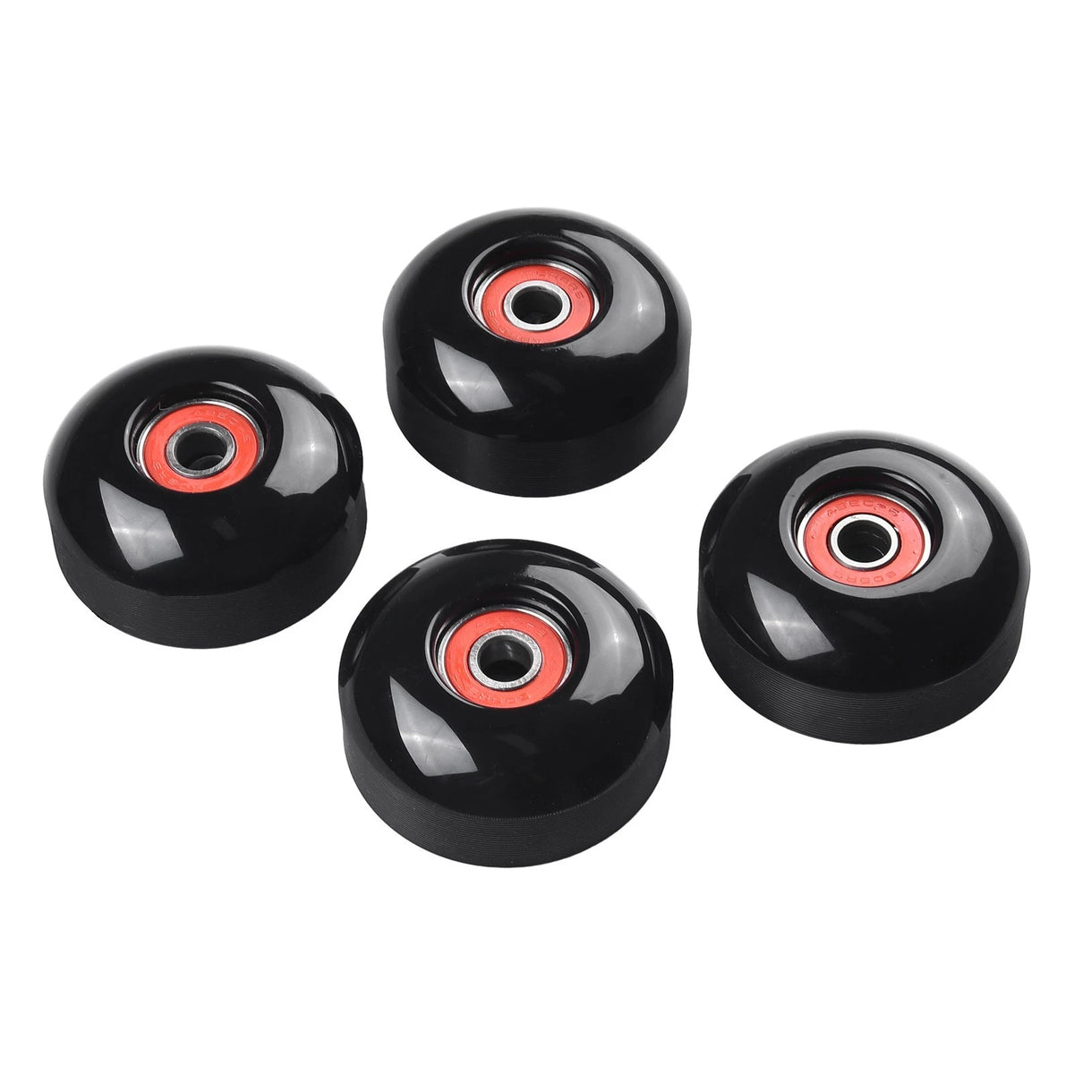 Set of 4 52x32mm 95A PU Indoor Skate Wheels with ABEC-9 Bearings