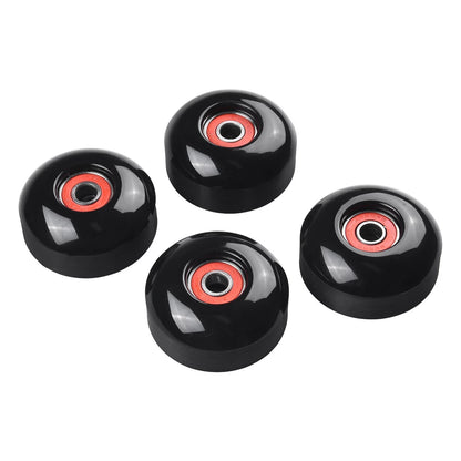 Set of 4 52x32mm 95A PU Indoor Skate Wheels with ABEC-9 Bearings