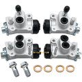 Set of 4 Front Brake Wheel Cylinders for Honda Fourtrax 300 TRX300FW (1988–2000)