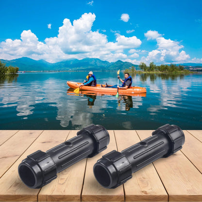 2X Paddle Connector for Kayaking Oars - Quick Release Joint
