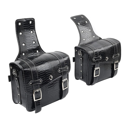 1 Pair Saddle Bag Luggage Side Tool Bag for Harley Honda