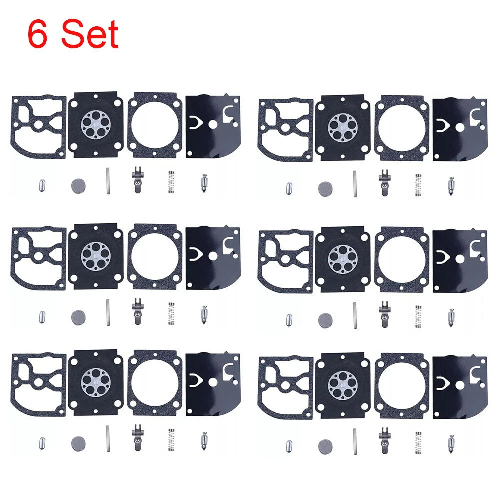 Set of 6 Carburetor Rebuild Kits for STIHL BG66 BG86 (RB-155 RB-164)