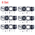 Set of 6 Carburetor Rebuild Kits for STIHL BG66 BG86 (RB-155 RB-164)