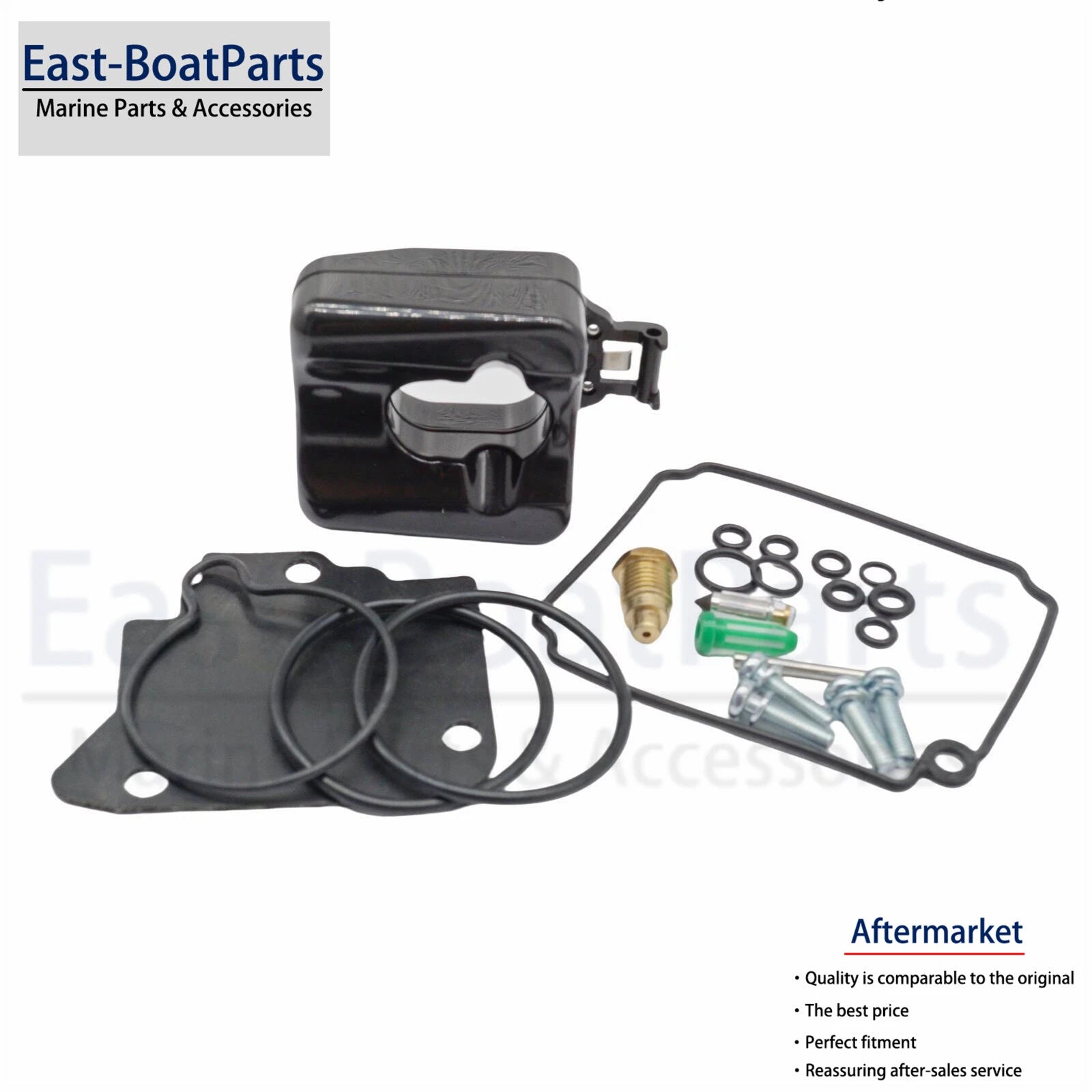 Carburetor Rebuild Kit with Float for Yamaha 75-100HP (4-Stroke) (67F-W0093-00-00)