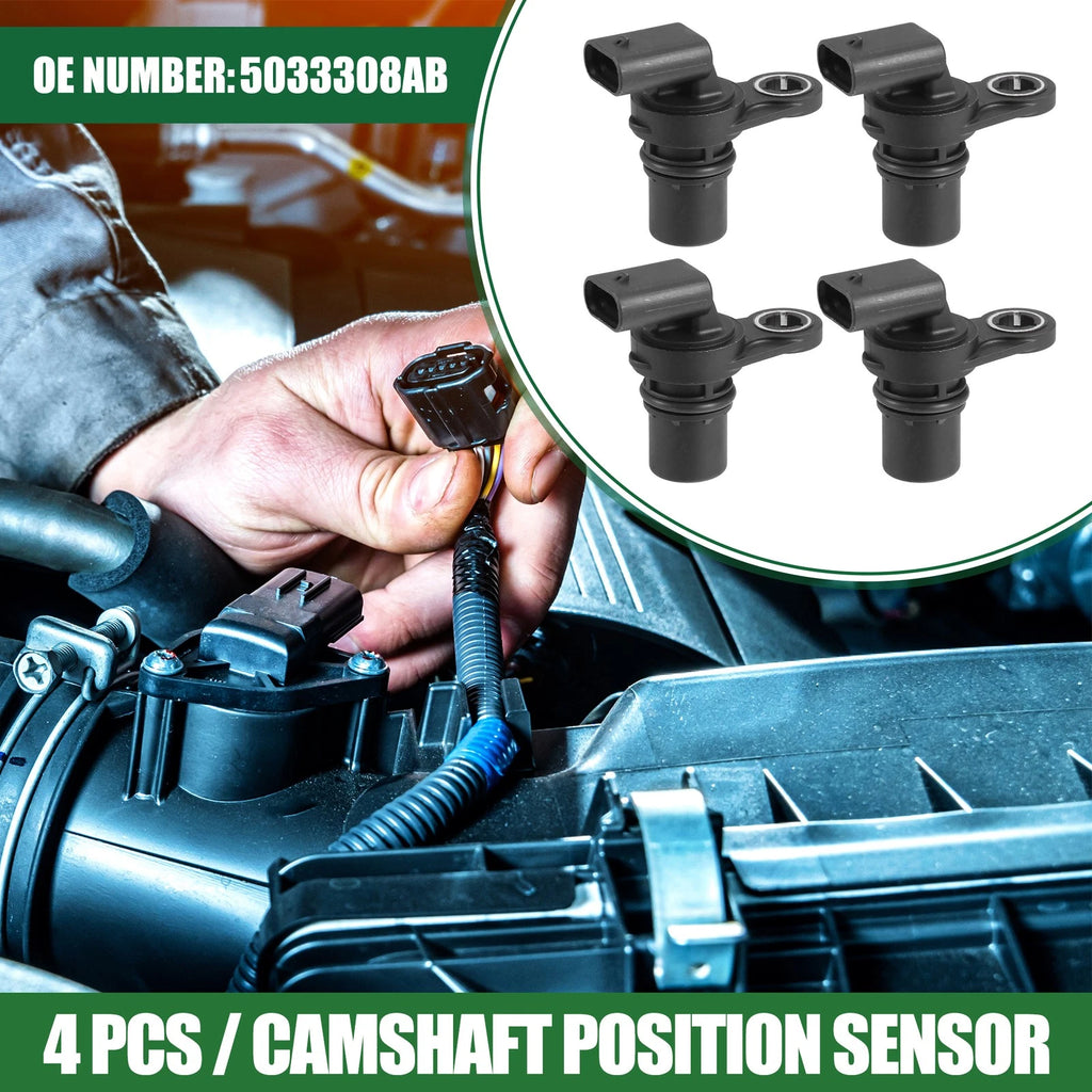 4pcs Engine Camshaft Position Sensor for Dodge Journey (2009–2020)