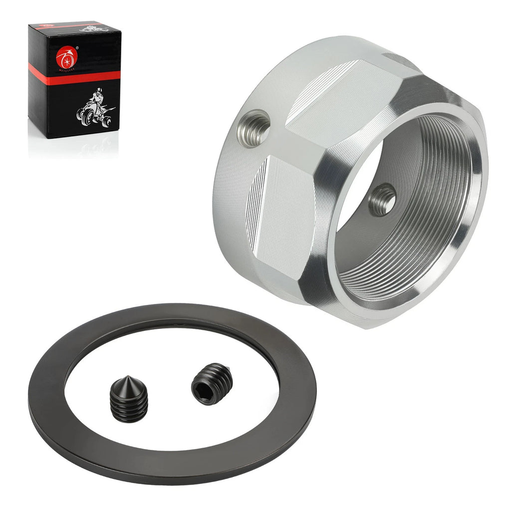 Rear Axle Lock Nut & Washer Set for Yamaha YFZ450 (2004–2013) Raptor 700 (2006–2022)