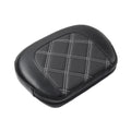 Sissy Bar Backrest Pad for Harley Electra Glide (2014–2023) - White Stitching