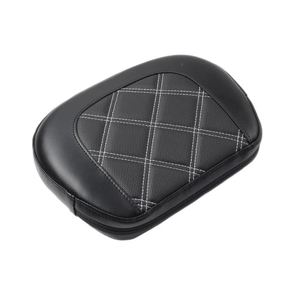 Sissy Bar Backrest Pad for Harley Electra Glide (2014–2023) - White Stitching