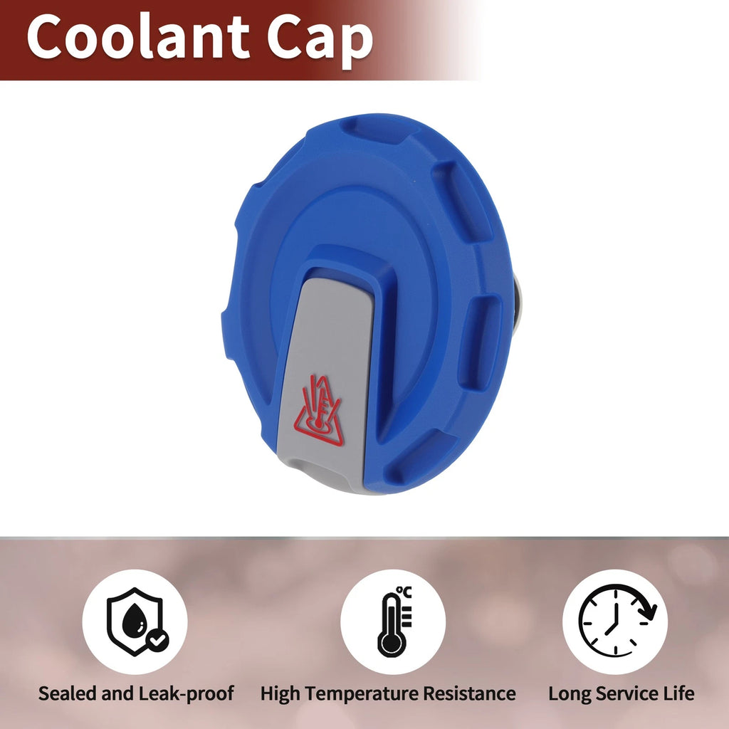 Coolant Cap for Audi A4 (2015–2020) No. 4M0121321E Blue