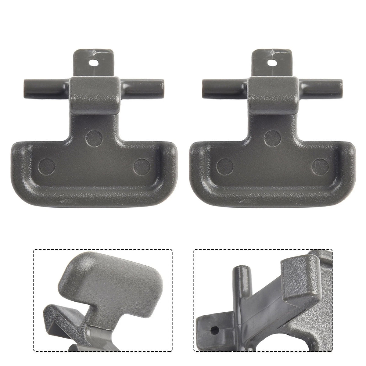 2X Center Console Armrest Latch Clip for Hyundai Sonata (2009–2010)