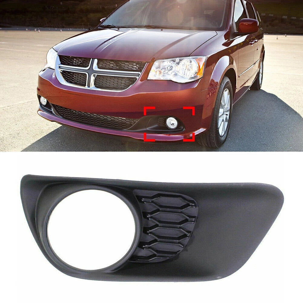 Left Side Front Bumper Fog Light Bezel for Dodge Caravan (2011–2017)