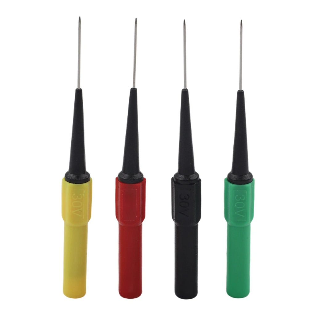 4X Multimeter Probes with Anti Breakage Poles & Wire Piercing Tips