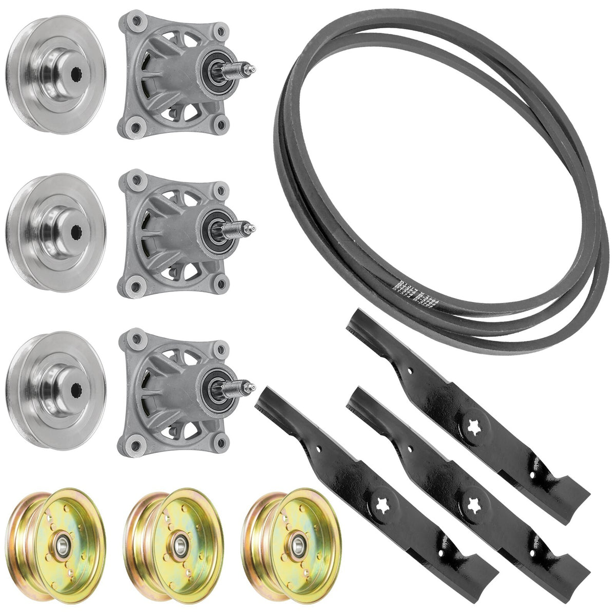 Spindle Pulley and Blade Belt for Husqvarna EZ4822 (2019–2024)