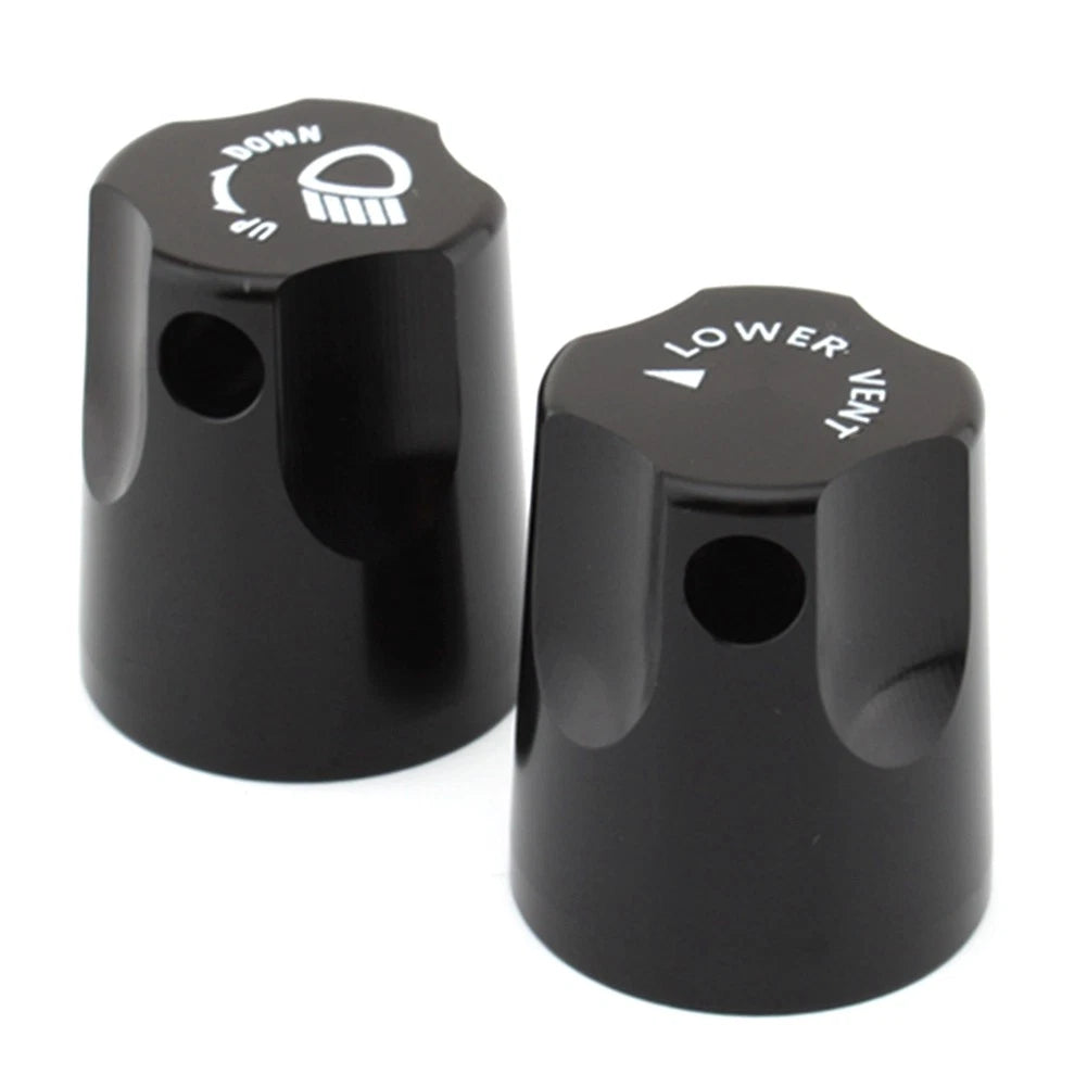 Headlight Up/Down Adjustment Knob for Honda GL1500 Goldwing (1988–2000) Black