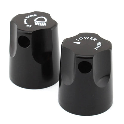 Headlight Up/Down Adjustment Knob for Honda GL1500 Goldwing (1988–2000) Black