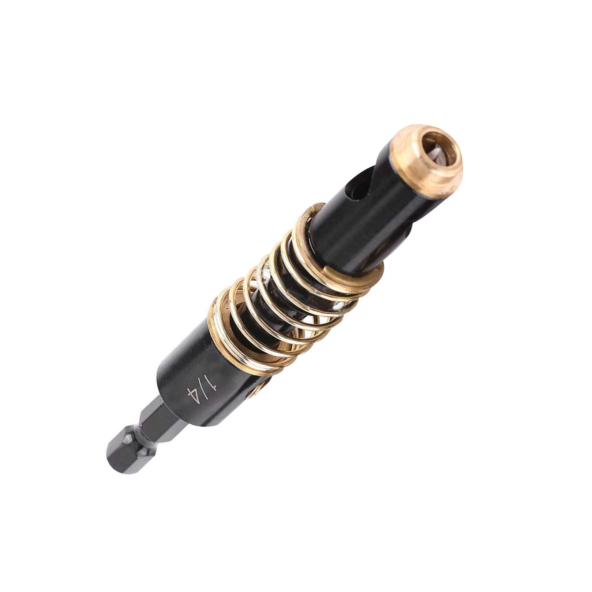 Self-Centering Hole Puncher Drill Bit for Wood Plastic (1/4" Hex Shank)
