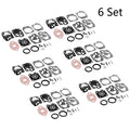 Set of 6 Carburetor Rebuild Kit for Honda GX22/31, Echo GT1100 (K20-WYL)