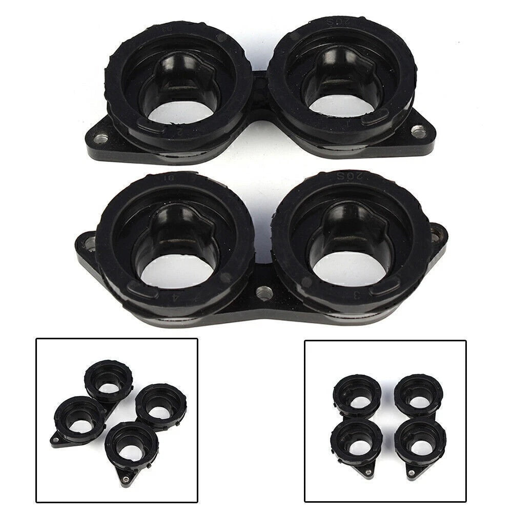 2X Carburetor Joint Intake Manifold Boot for Yamaha FZ6R XJ6 (2009–2017)