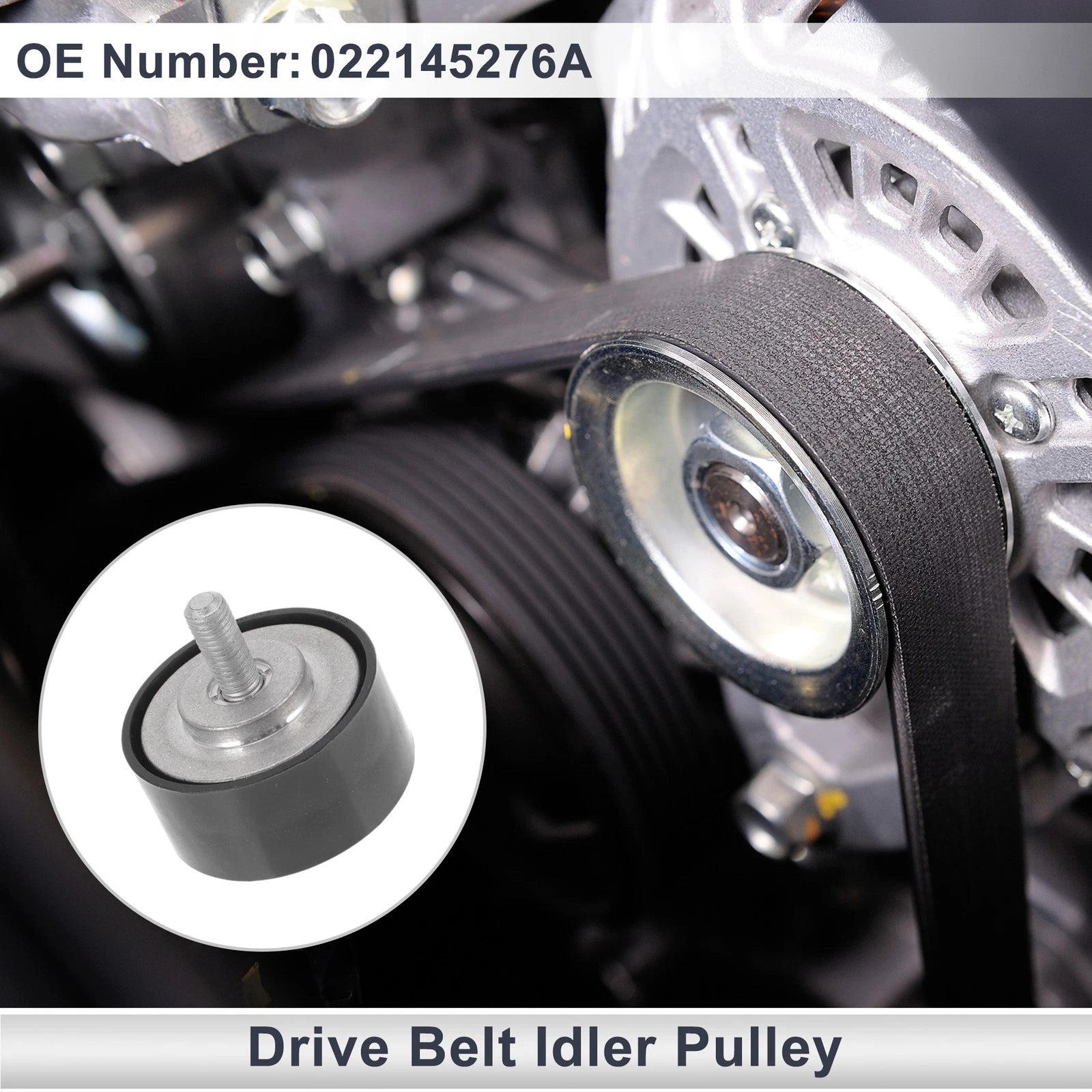 Drive Belt Idler Pulley for Audi Q7 (2005–2015) Heavy Duty Replacement