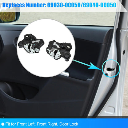 Power Door Lock Actuator Motor Set for Toyota 4Runner Camry RAV4 Scion iQ