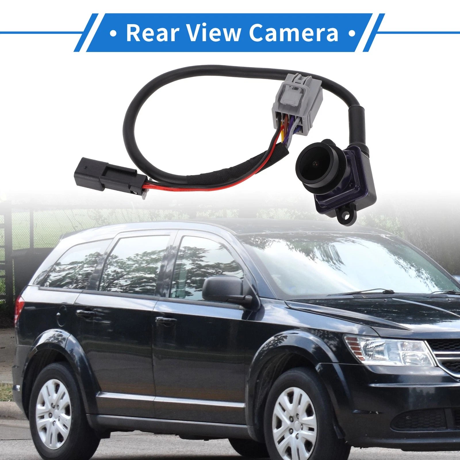 Rear View Camera Backup Reverse Camera 120-180° for Dodge Journey (2011–2020)