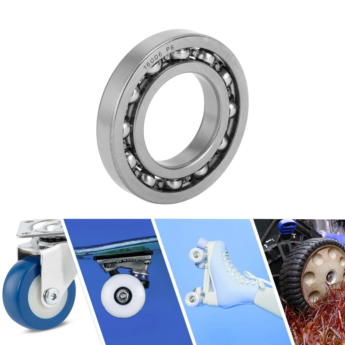Deep Groove Ball Bearing 30x55x9mm for Scooter Skateboard (1 Pc)