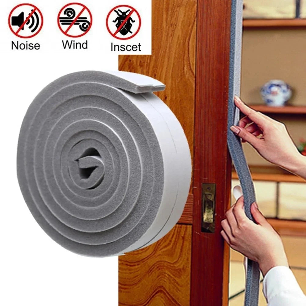 2X Sponge Sealing Strips for Sliding Doors (Waterproof, Soundproof)