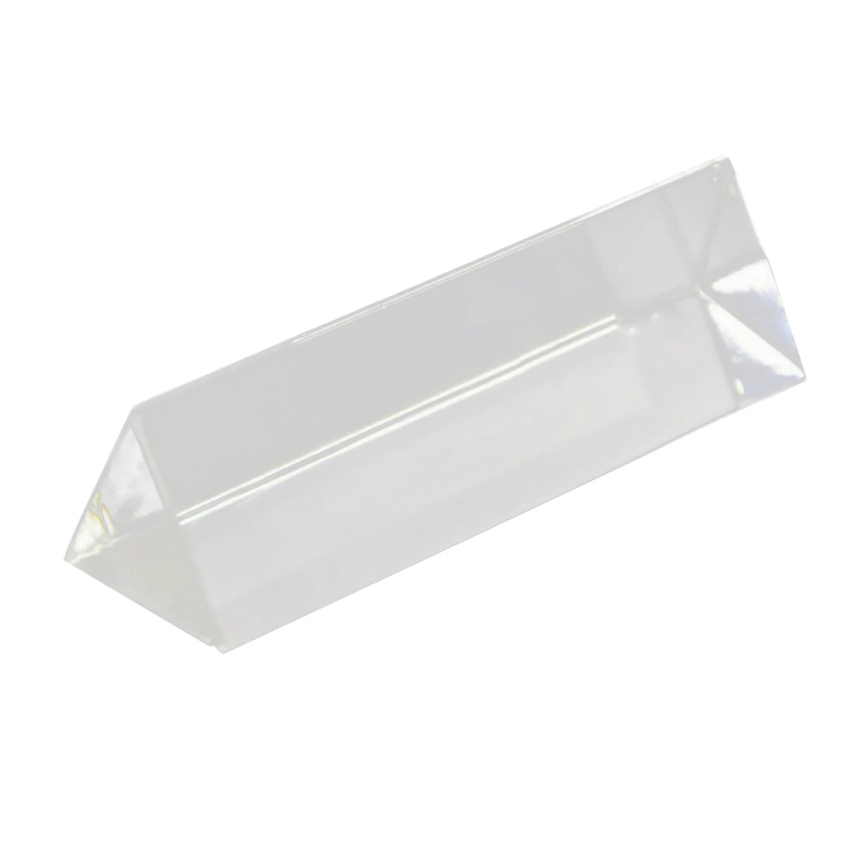 Optical Glass Triple Triangular Prism for Physics Teaching