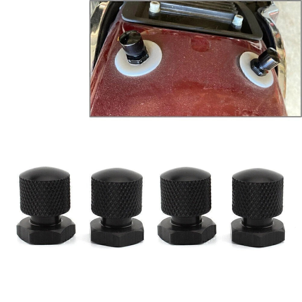 Black Solo Seat Mounting Nuts for Harley Davidson Touring