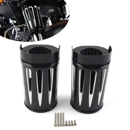 Fork Boot Slider Covers for Harley Electra Street Road Glide King CVO (2014–2022)