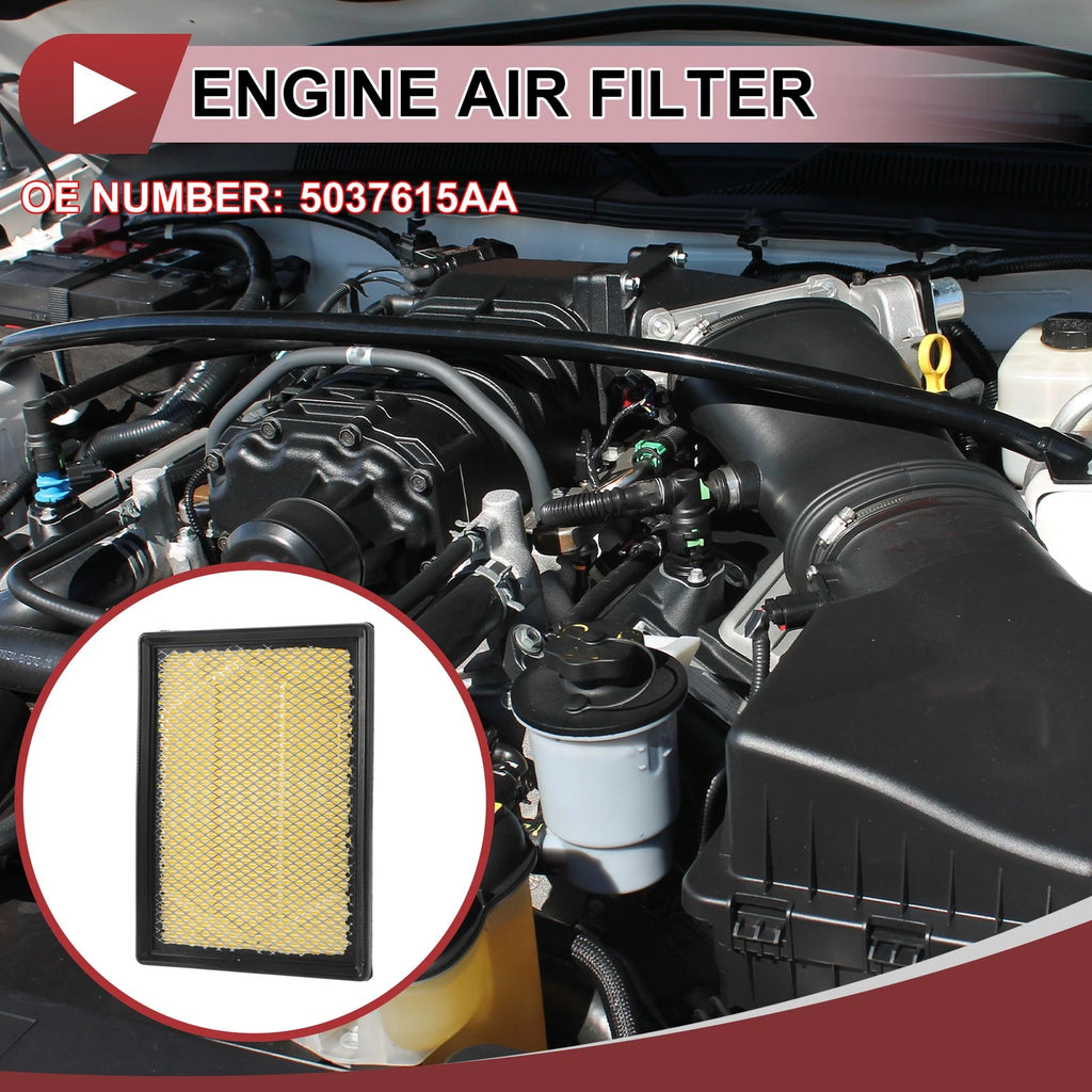 Engine Air Filter Replacement for Dodge Challenger 5.7L 6.1L (2008–2010)