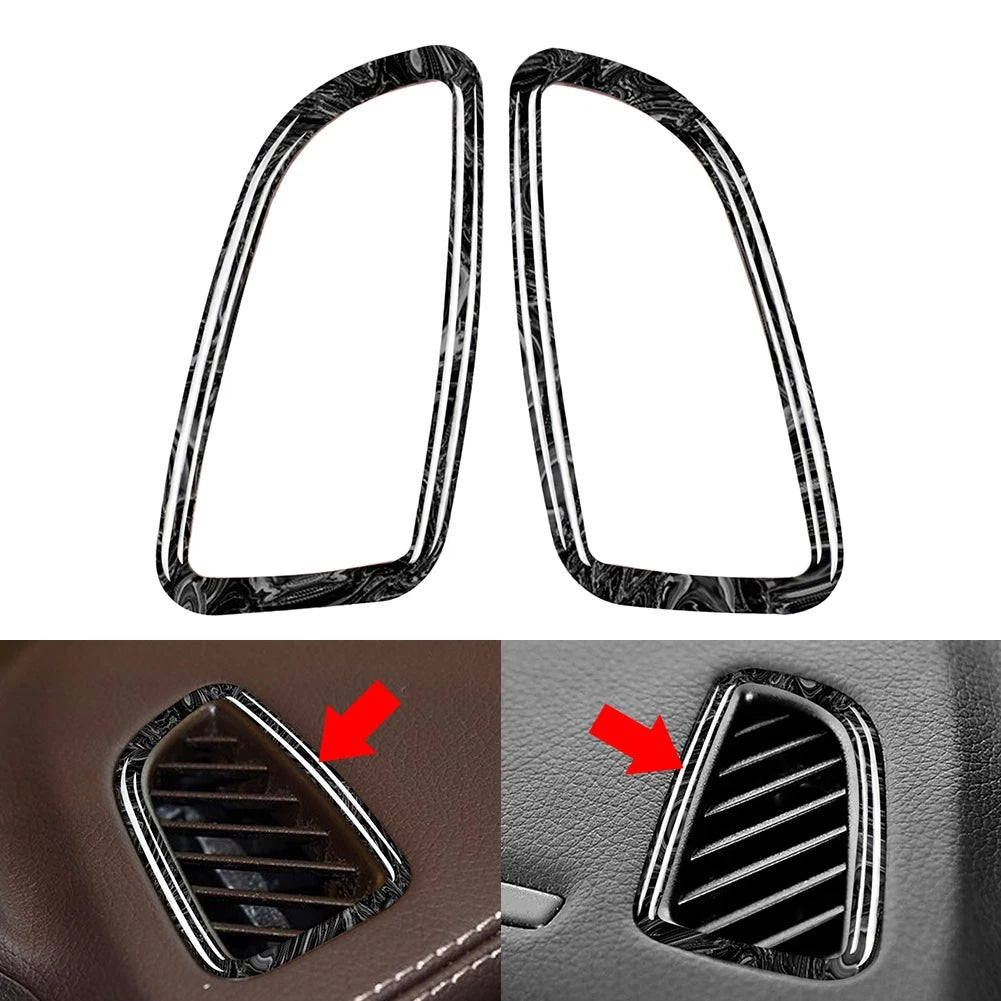 2pcs Dashboard Air Vent Cover Trim for Benz C GLC Class W205 X253 (2015–2020)