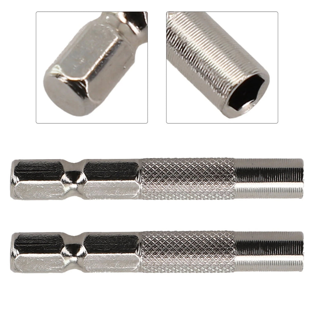 2X Screwdriver Adapter for Electric Screwdriver (Chrome-vanadium Steel)