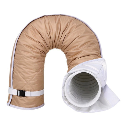 Quilted Fabric AC Hose Cover for Home Cooling System Ducts (58.7 inches)