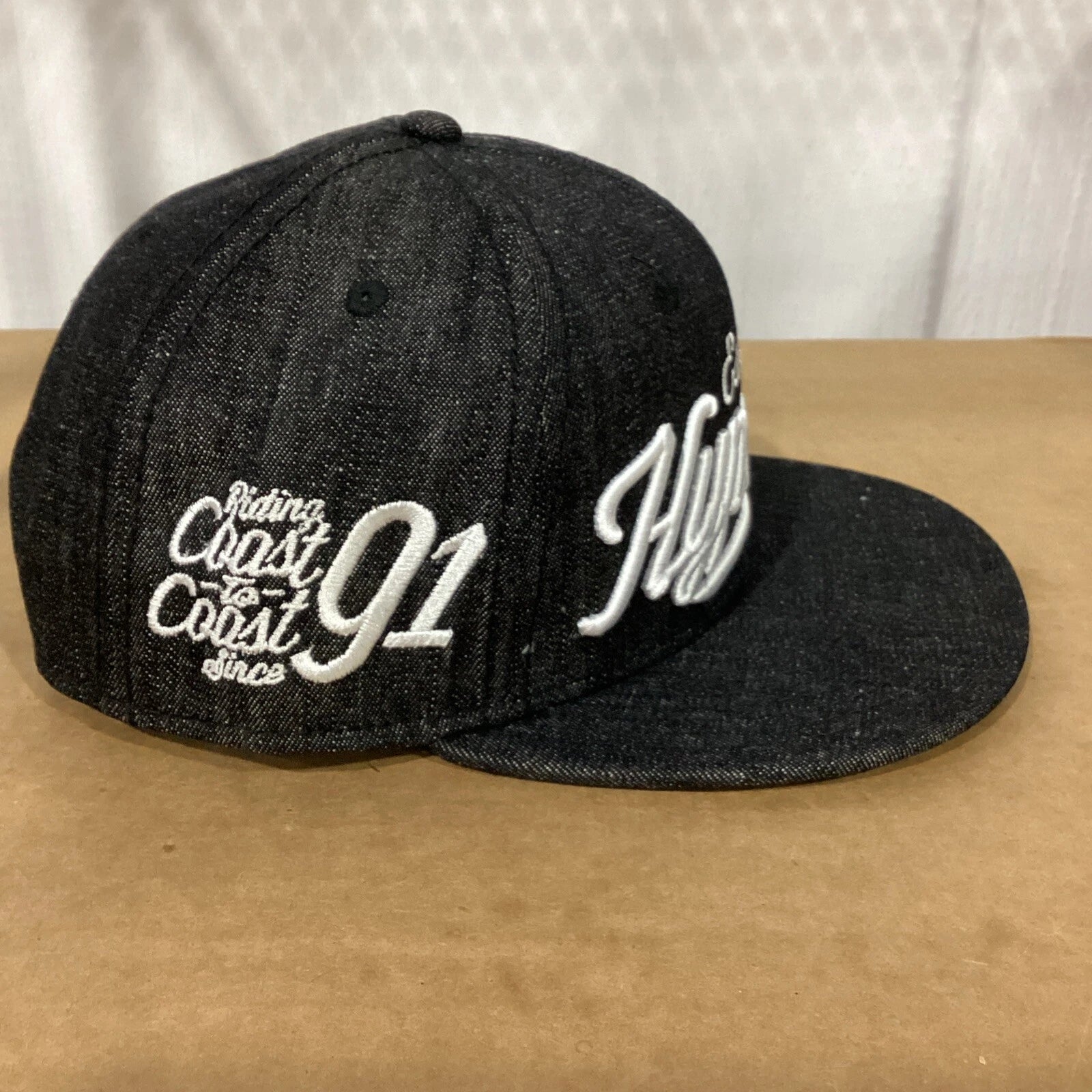 Hyperlite Voyager Hat for (OSFA) - Black with White Lettering
