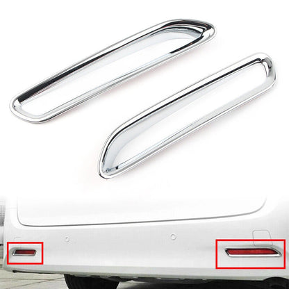 Chrome Rear Bumper Reflector Fog Light Cover for Toyota Alphard Vellfire (2016–2019)