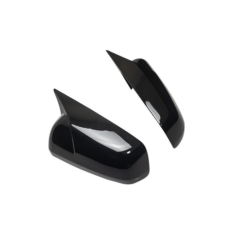 Glossy Black Side Mirror Cover Caps for Mitsubishi EVO Lancer (2008–2012)